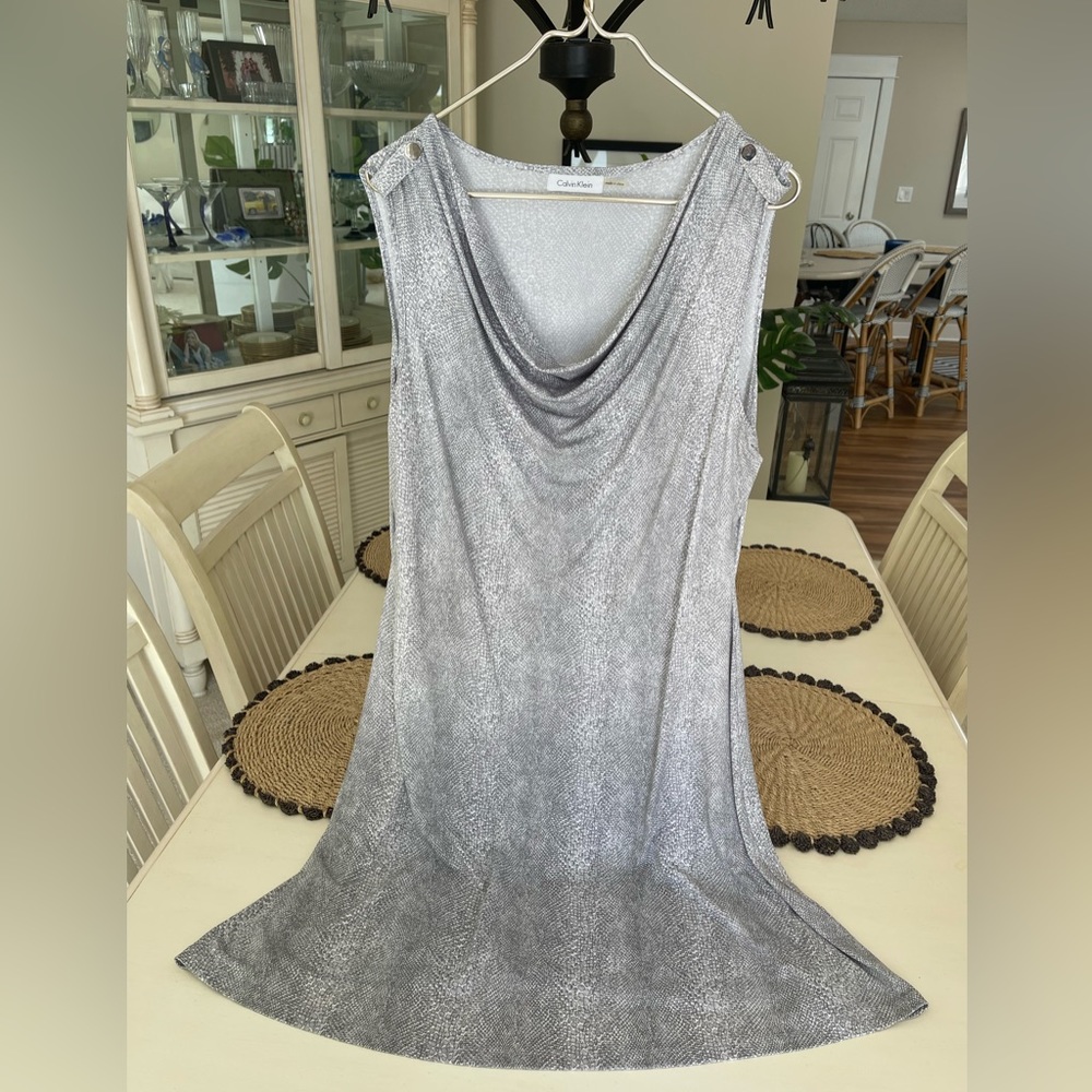 New Calvin Klein snakeskin dress